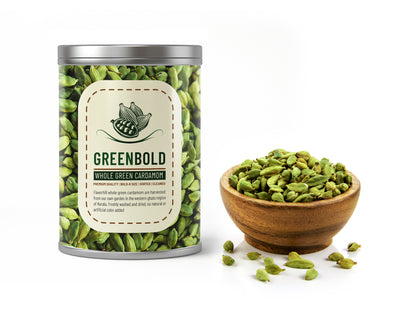 Green Bold - Whole cardamom -100g